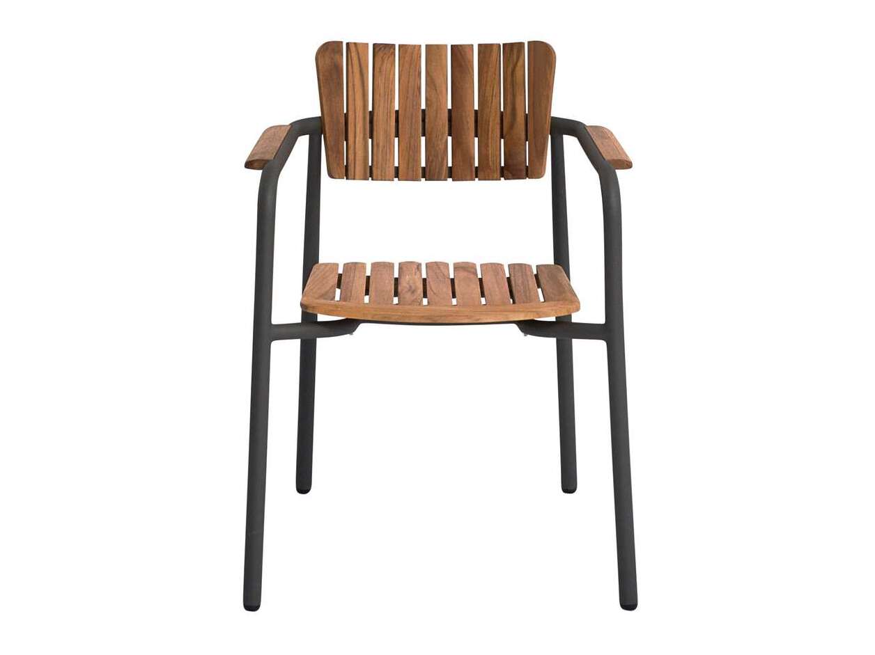 Алюминиевый и ТИК штабелируемый садовый стул с подлокотниками Mindo Mindo 119 ARCH-00017726 - Вид №8