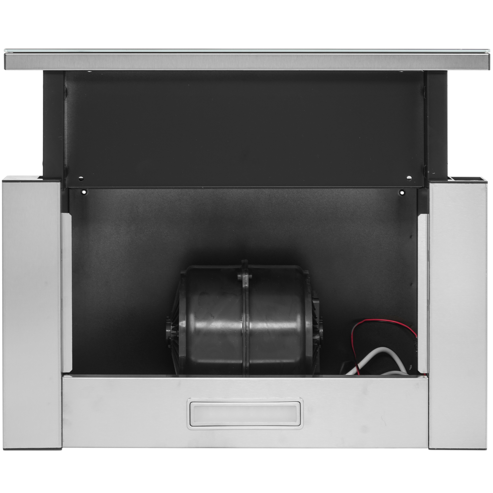 1201508 Вытяжка телескопическая ELIKOR Интегра Glass 50Н-400-В2Д серебристый/черный STDN-0000739 - Вид №8