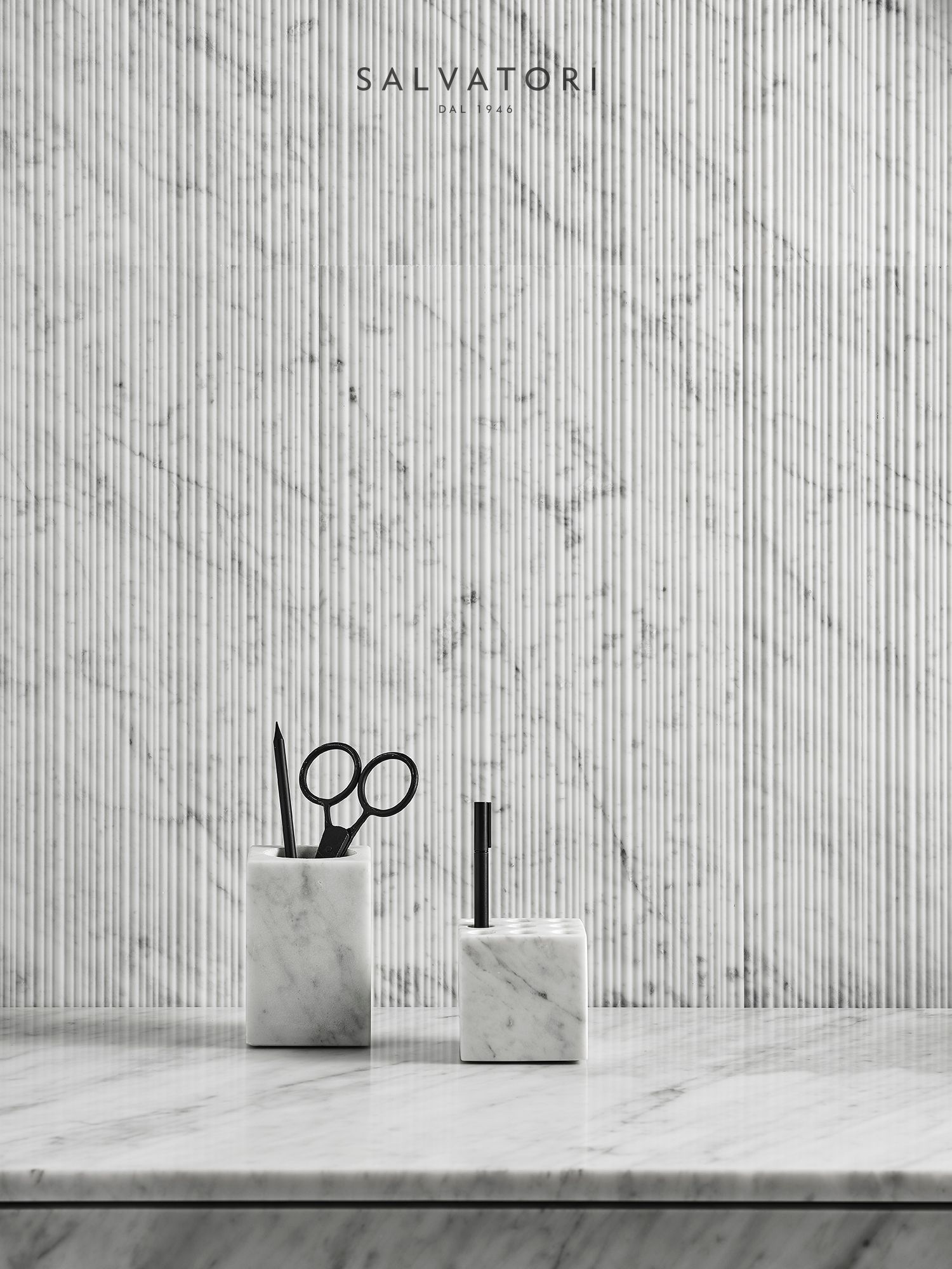 Подставка для зубных щеток из мрамора Salvatori Фонтане Бьянке ARCH-00077107 - Вид №6