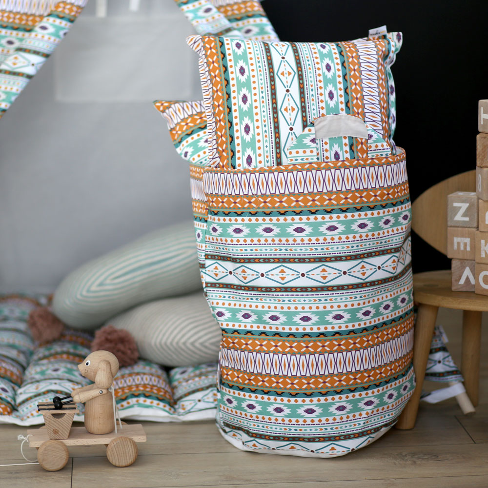 Подушка Aztec 40 х 40 см VAMVIGVAM AZTEC 281800 Оранжевый;голубой Santreyd - Вид №5