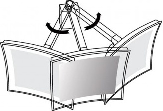 B9760 Настенное косметическое зеркало с LED подсветкой (3.5-х кратное) COLOMBO ANNA Colombo Design - Вид №5
