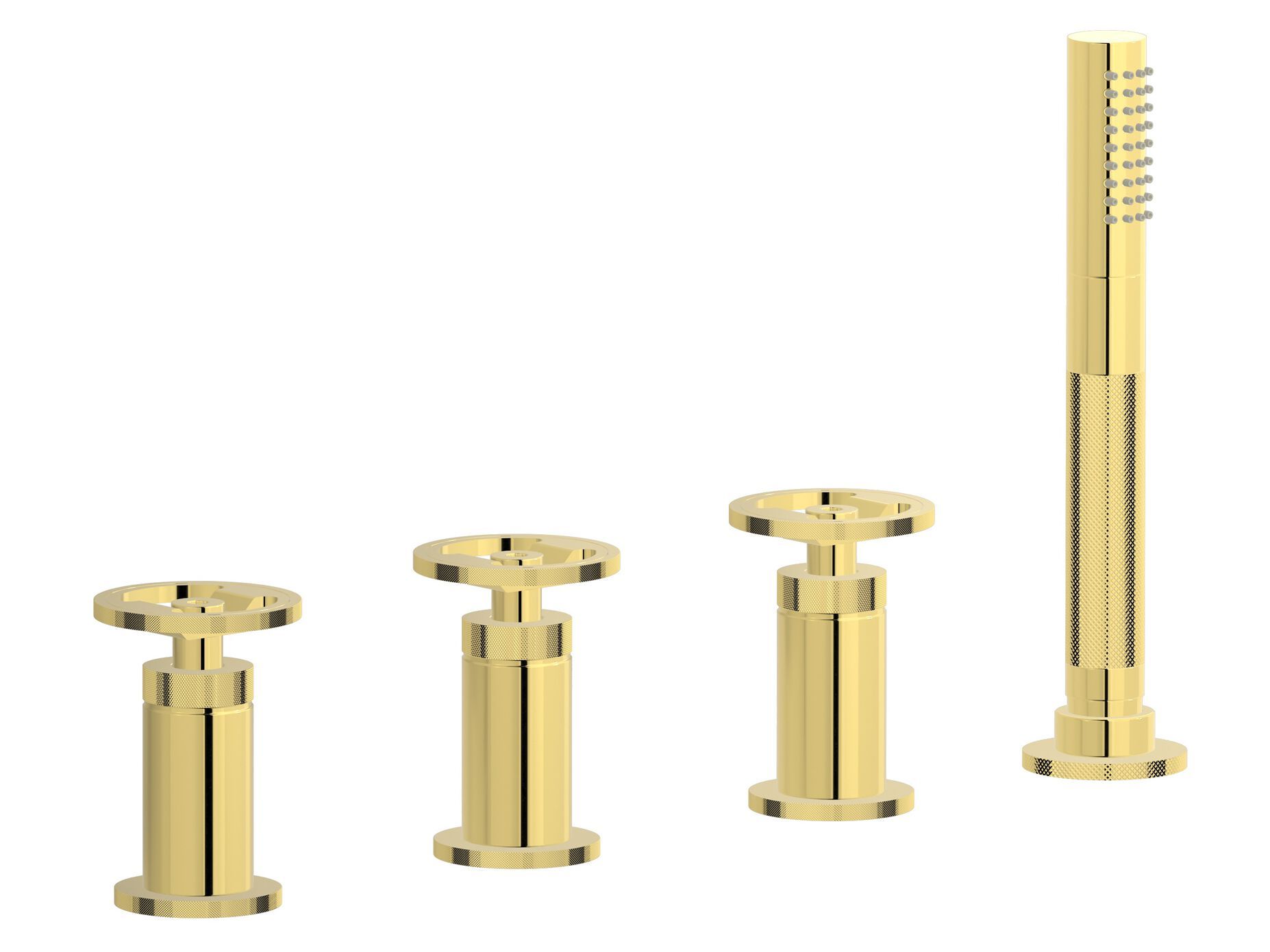 Смеситель для ванны с 4 отверстиями и ручным душем IB Bold ARCH-00153164