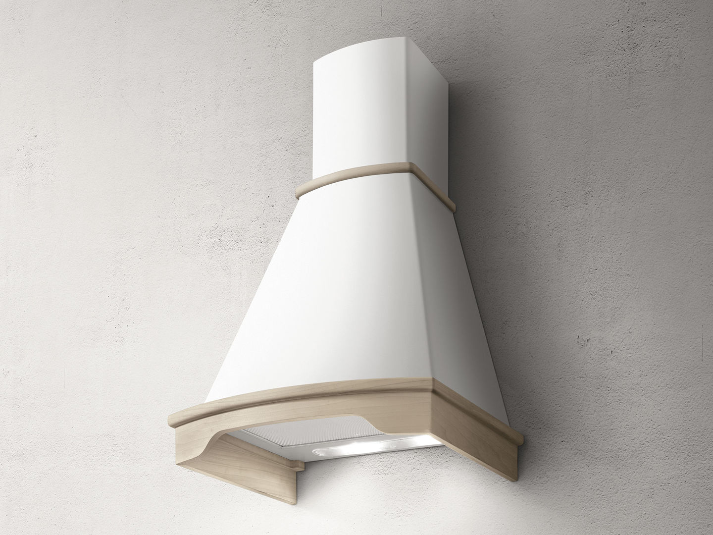 CORALINE WH/A/60 T.GREZZO-PRF0041810B Вытяжка / купольная, 650 м3, слайдерное управление, цвет: белый (не тонированный карниз) Elica 