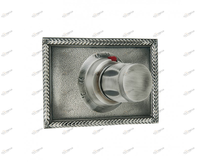 046290.0B0.50 Комплект отделки с ручкой для термостатической системы Яркий хром Mestre 