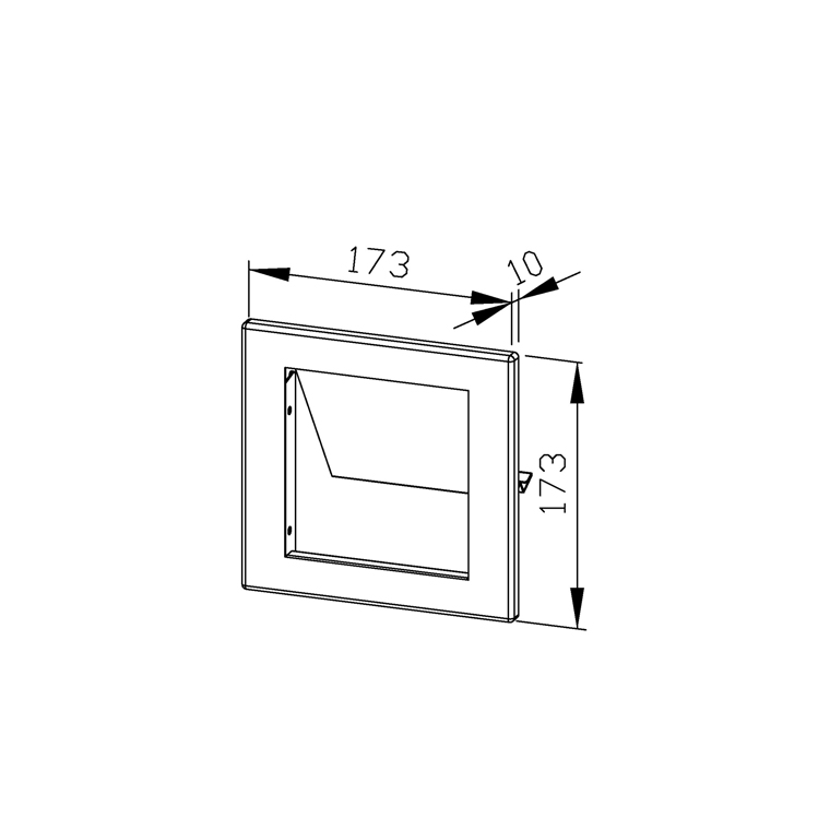 728658 Откидной люк с монтажной рамой WP130 WAGNER_EWAR A-LINE Wagner Ewar  - Вид №1