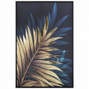 Панно интерьерное с черным подрамником из дерева 90х60 см сине-золотое Tomas Stern TOMAS STERN  00-3872656 Золото;синий;разноцветный