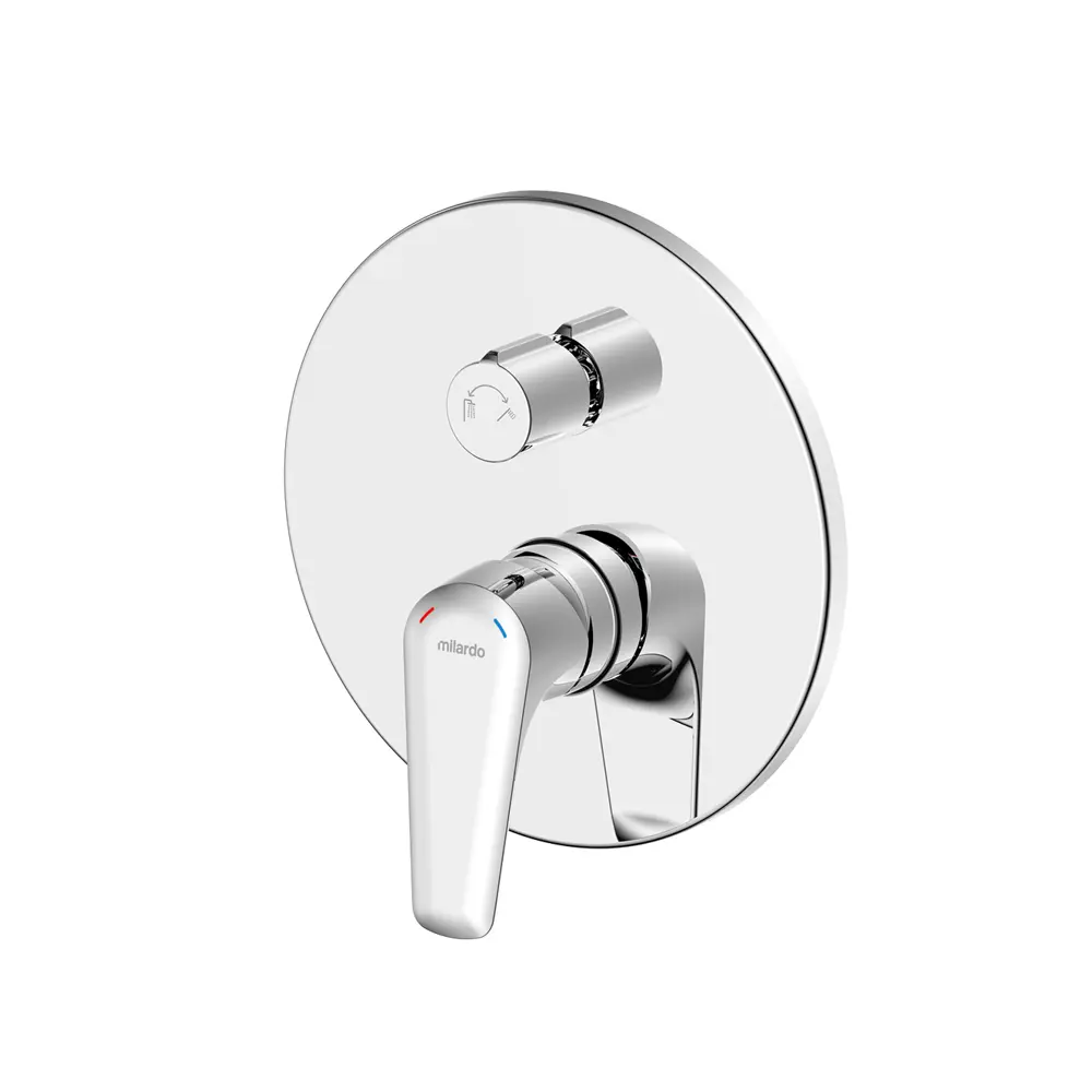 Встраиваемый смеситель MILARDO Dale для душа со скрытым монтажом 89349212 STLM-1326528