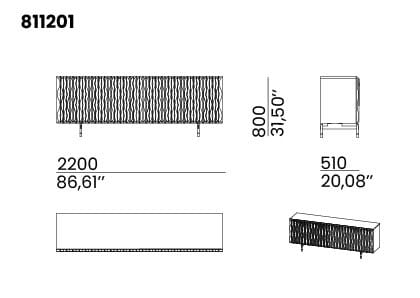 Шкаф из массива дерева animovel Newtown ARCH-00066692 - Вид №1
