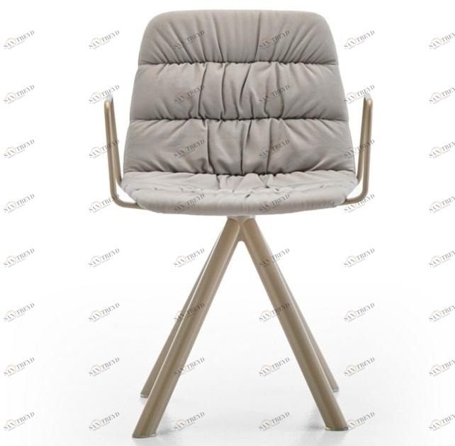 Viccarbe Стул из ткани с подлокотниками Maarten sun-id-1455530