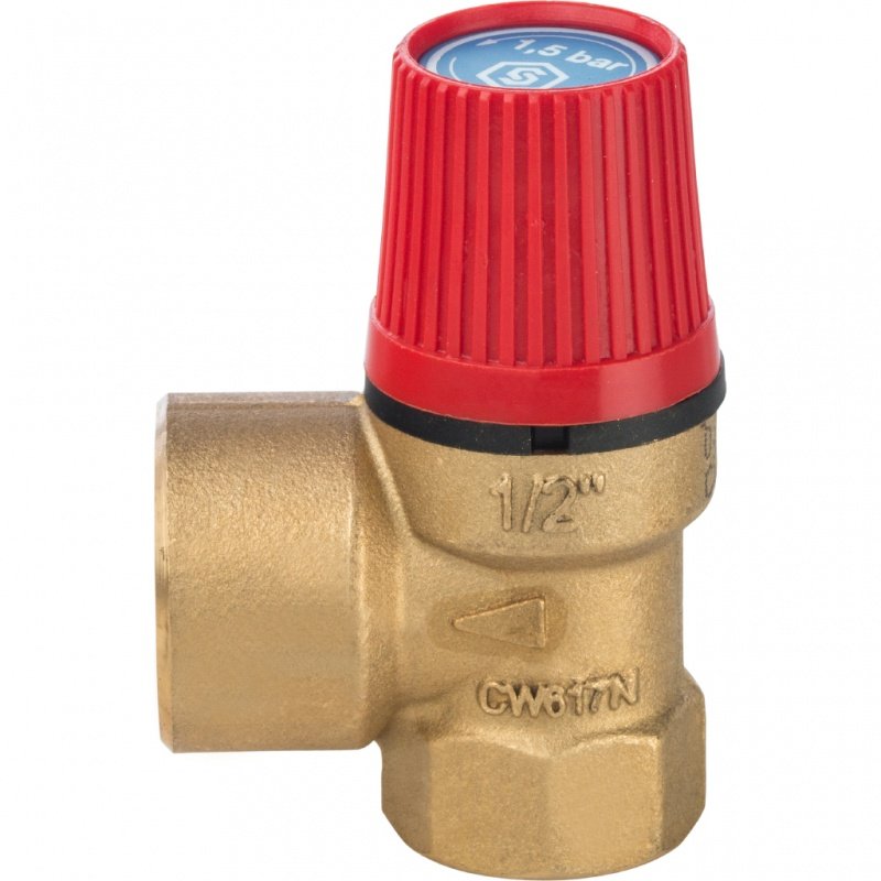 Предохранительный клапан STOUT SVS 1/2" 1,5 bar SVS0001001515 - Вид №1