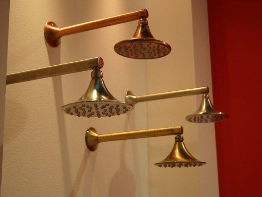 tender rain Настенная душевая лейка из латуни в винтажном стиле с держателем и системой защиты от известкового налета sun-id-1453492 - Вид №1