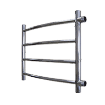 Полотенцесушитель водяной ТЕРА Лидер 500х500 прямой нар.р.1 (4п)  (21-07) с кронш. Лидер 21929