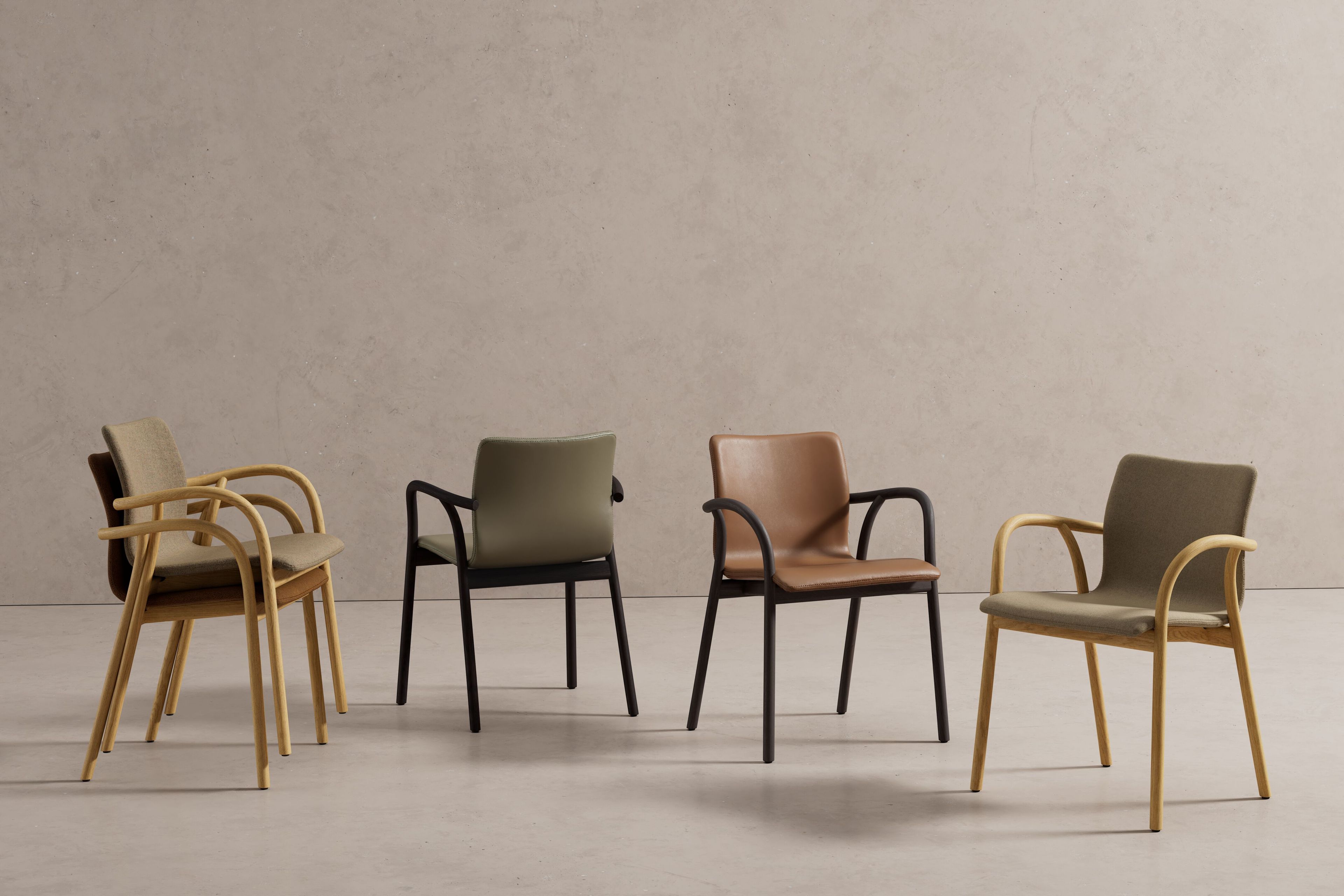 Офисное кресло с мягкой тканью Kettal ARCH-00148471 - Вид №1