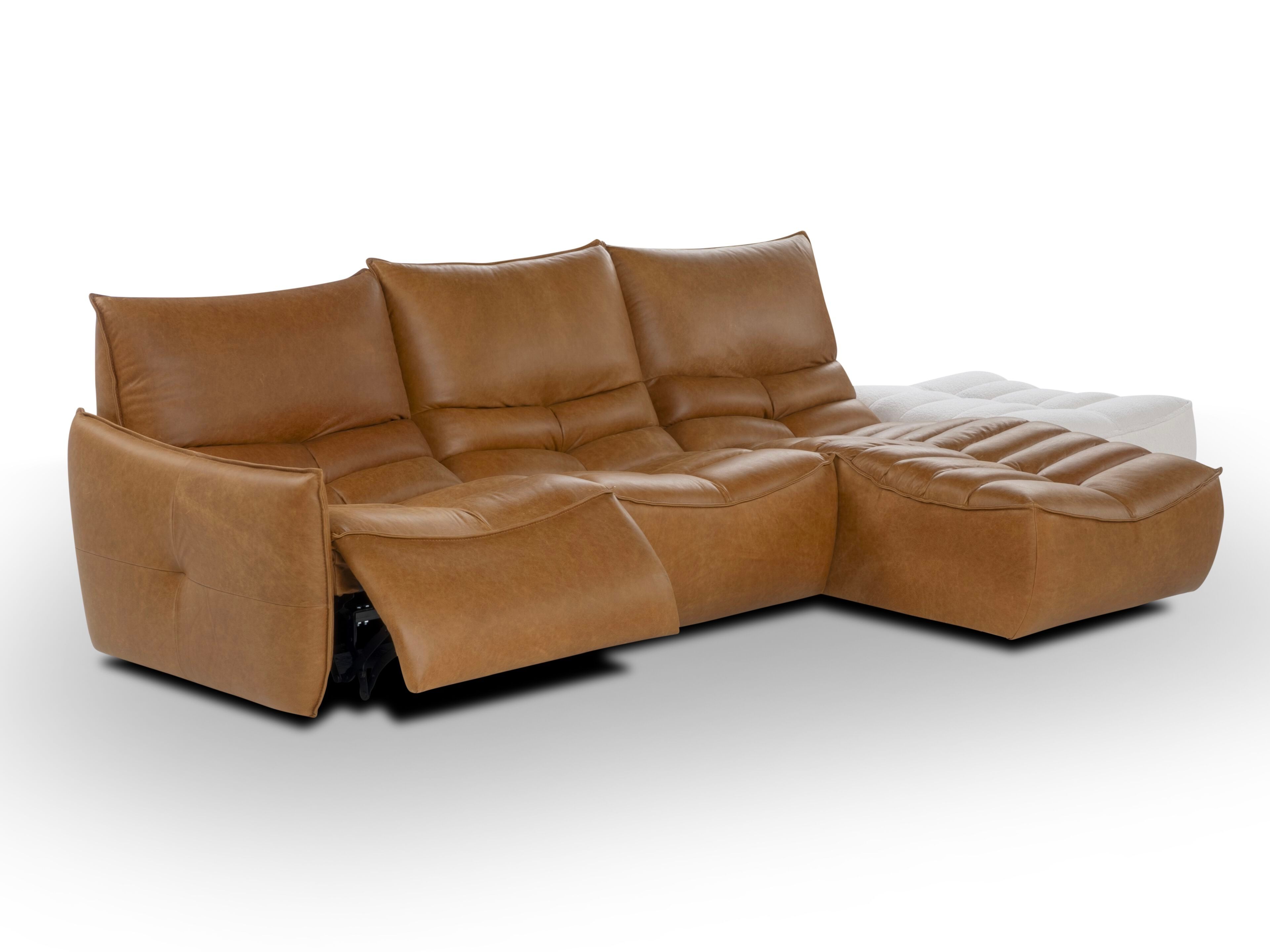 Модульный кожаный диван с откидывающейся спинкой Calia Italia Modular ARCH-00095741 - Вид №1