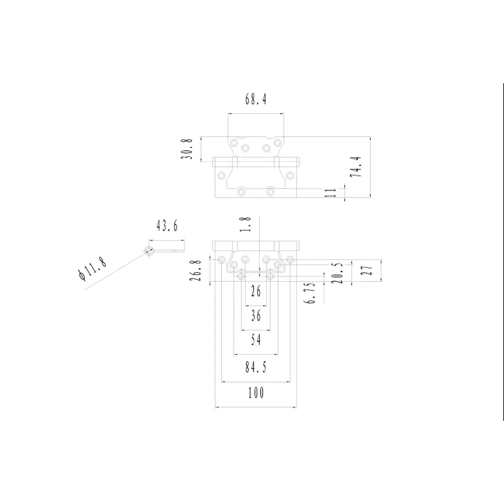 Петля без врезки E-2BB-100 цвет античная бронза ФАБРИКА ЗАМКОВ STLM-2048749 - Вид №2