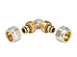 Латунь локоть затянуть