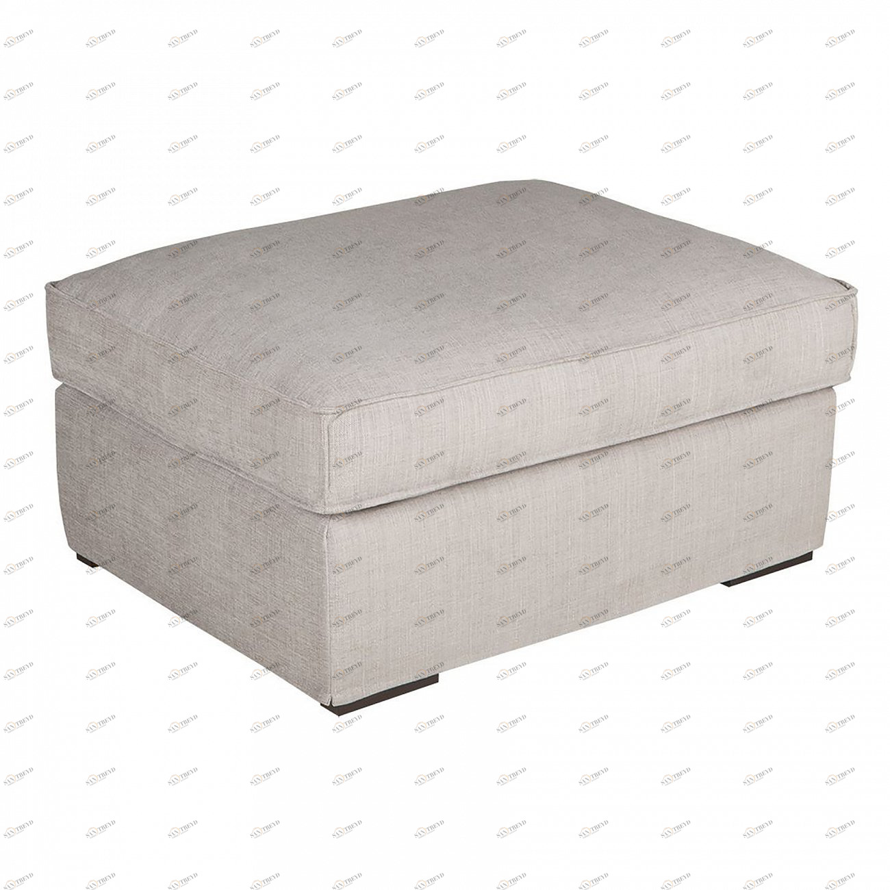 Пуфик прямоугольный Abbe бежевый SITS ABBE 191844 Серый;голубой 