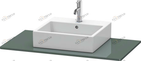 XS060E03838 XSquare Консоль Доломитово-серый глянцевый лак Duravit