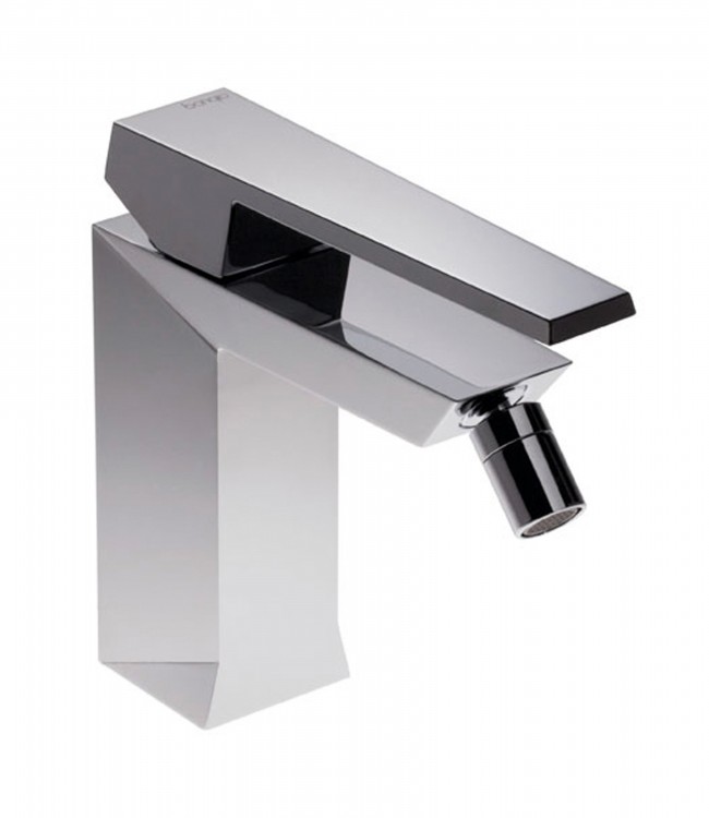 1522 Смеситель для биде со сливом clic-clac. Bongio Stelth