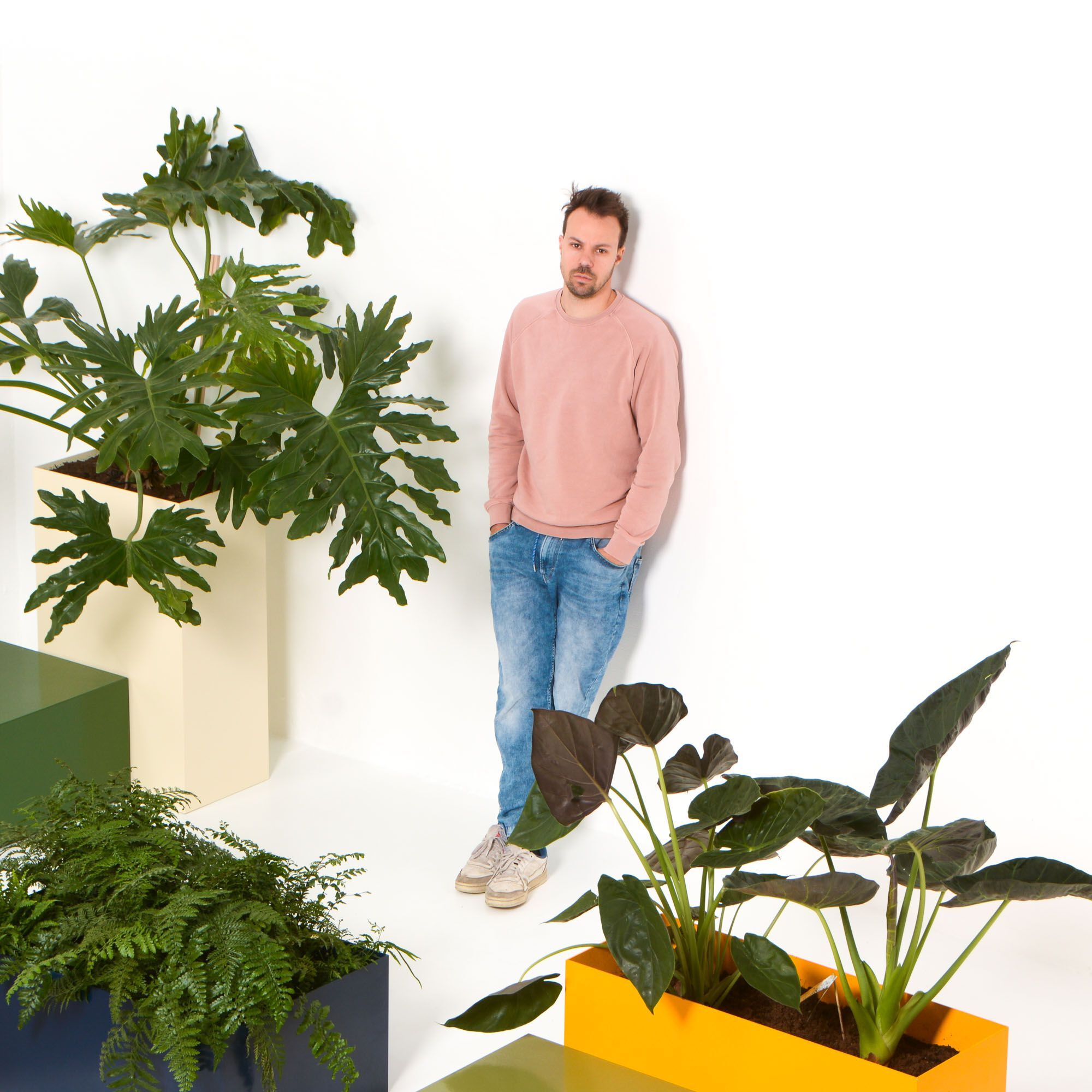 Низкая алюминиевая плантатор с порошковым покрытием SIXINCH PLANTER ARCH-00146353 - Вид №5