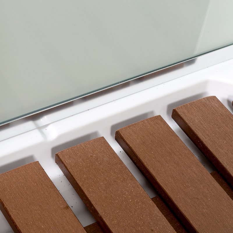 L 809 N с гидромассажем BLACK Душевая кабина DETO Серия L А102 L LED с кнопкой - Вид №11