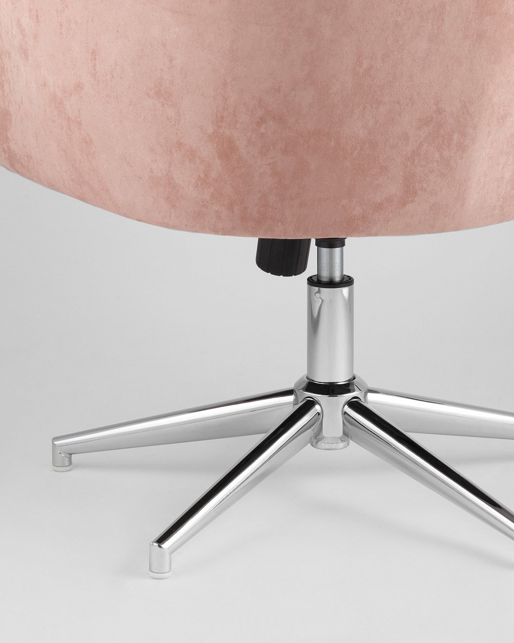 Кресло с мягкими подлокотниками регулируемое пыльно-розовое "Харис" STOOL GROUP ДИЗАЙНЕРСКИЕ 00-3881863 Розовый  - Вид №5