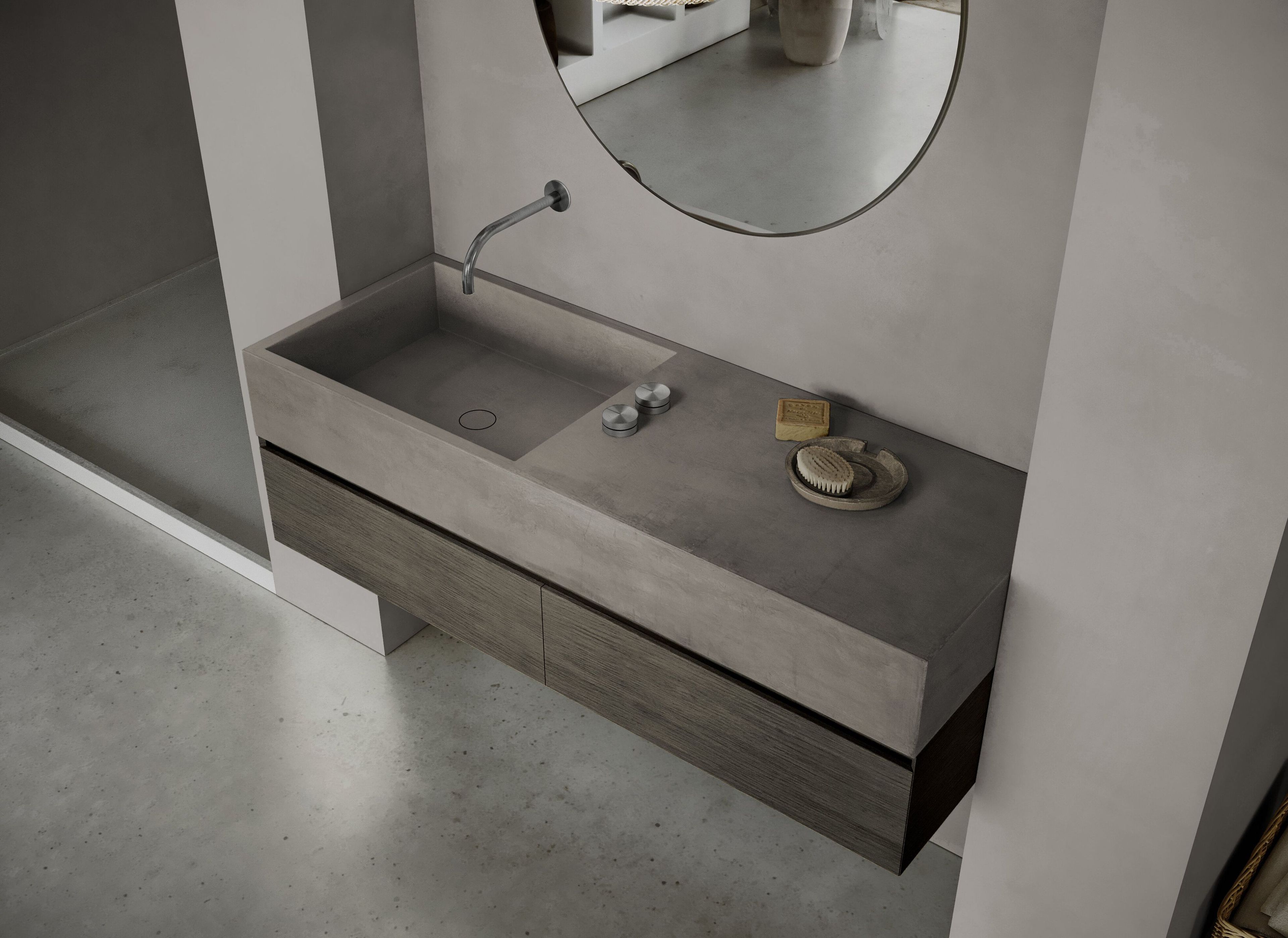 Прямоугольный подвесной одиночный умывальник COCOON Maison ARCH-00045271 - Вид №7