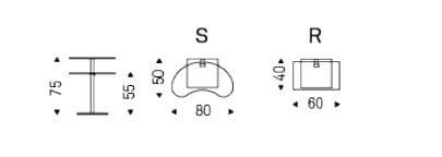 Журнальный столик из нержавеющей стали и хрусталя Cattelan italia LAP ARCH-00067964 - Вид №4