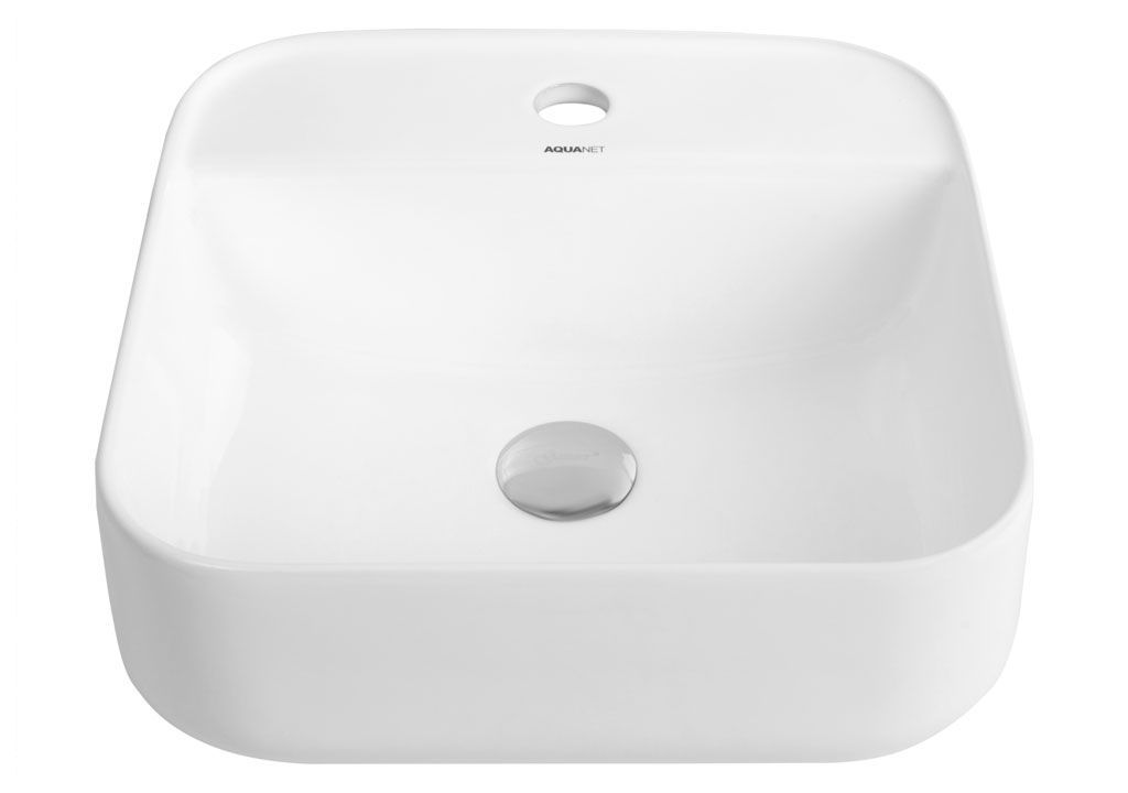 CITY2 Накладная раковина на столешницу  квадратная Aquanet  - Вид №3