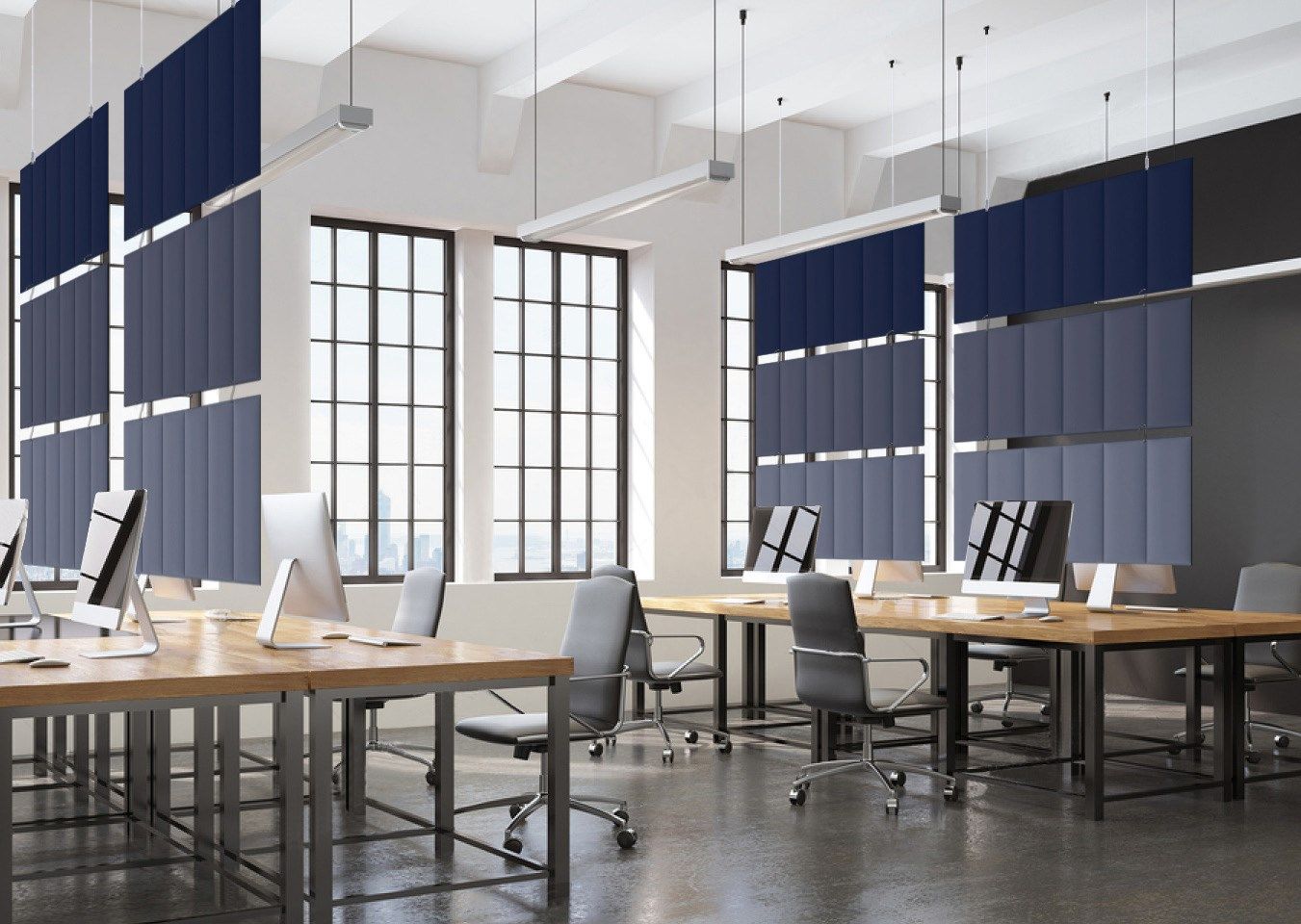 Акустическая панель из полиэфирного волокна Slalom Экоранж ARCH-00043479