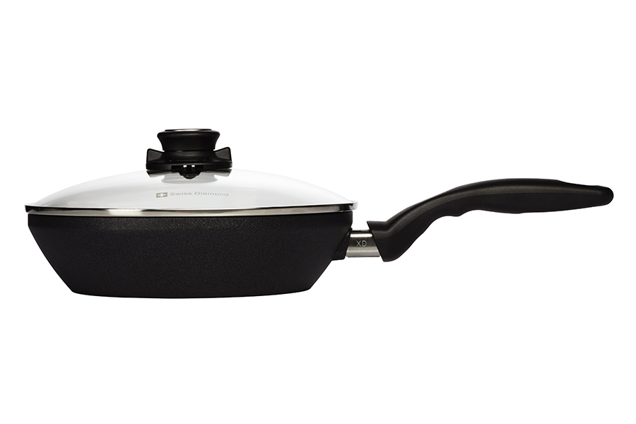 Сковорода индукционная Swiss Diamond со стеклянной крышкой, глубокая, Ø24 см XD6524IC - Вид №3