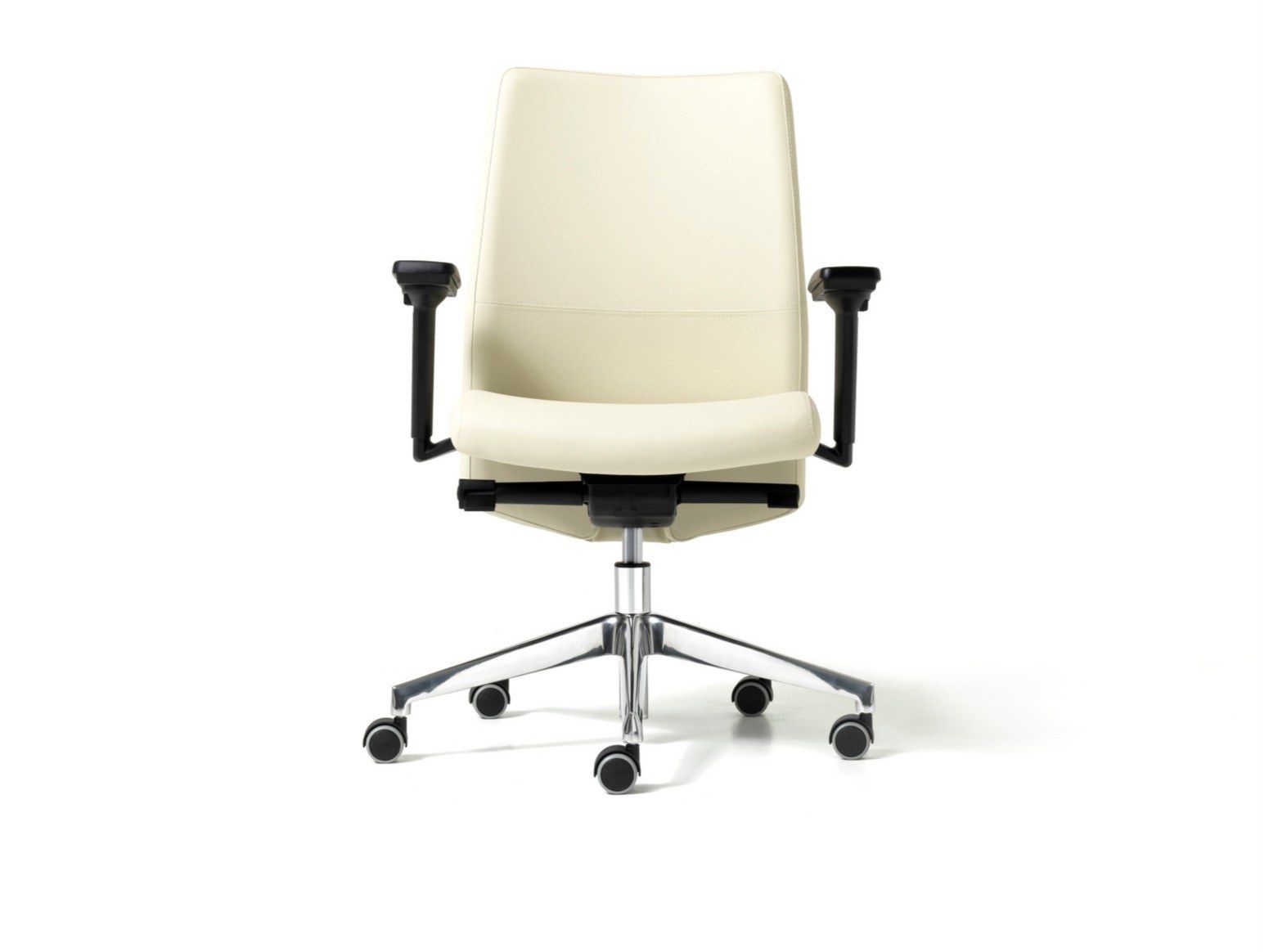 Офисное кресло руководителя из искусственной кожи с колесами Diemme Duke ARCH-00033421 - Вид №8
