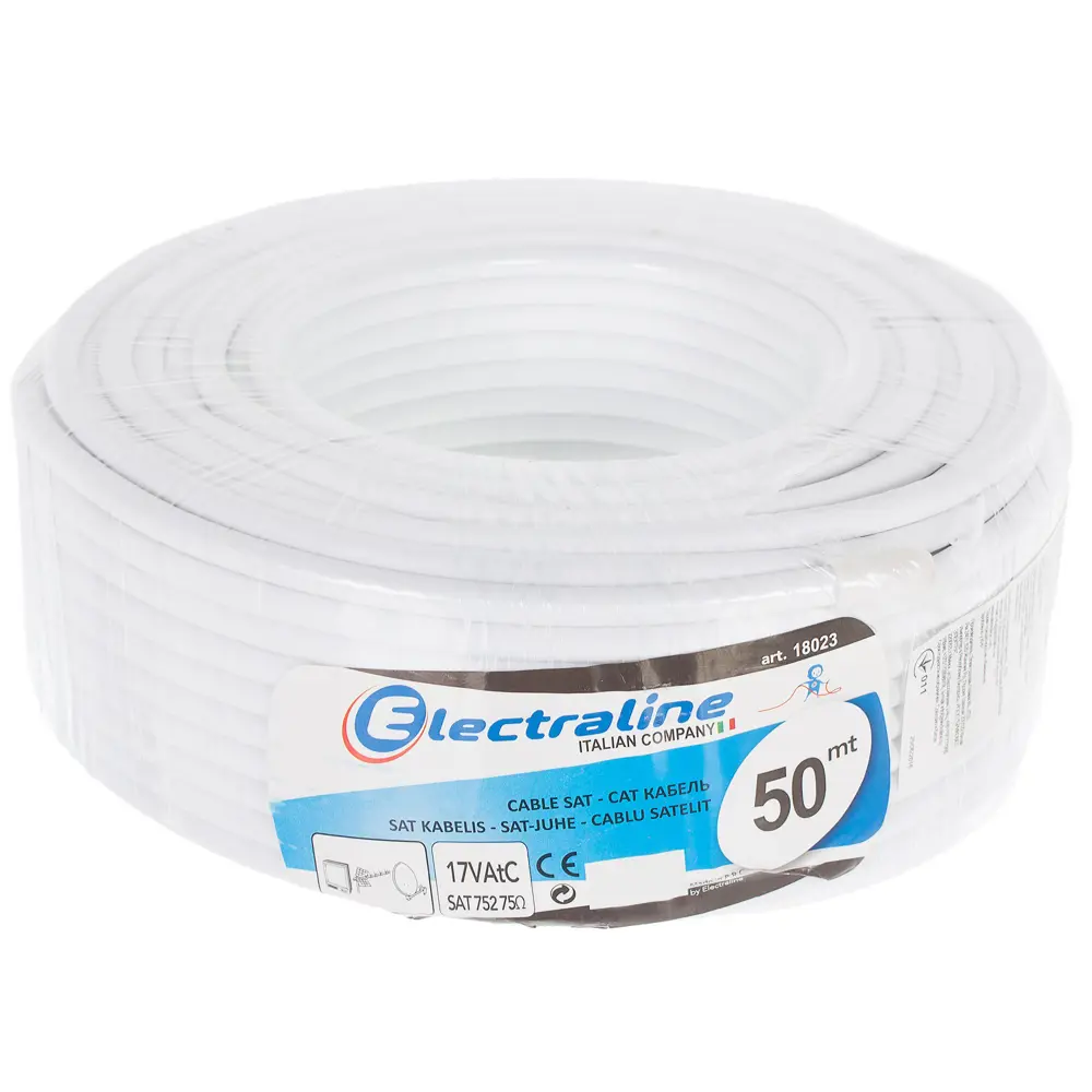 Кабель телевизионный ELECTRALINE SAT752 для спутниковых систем 50 м 18160635 STLM-1105679 - Вид №2
