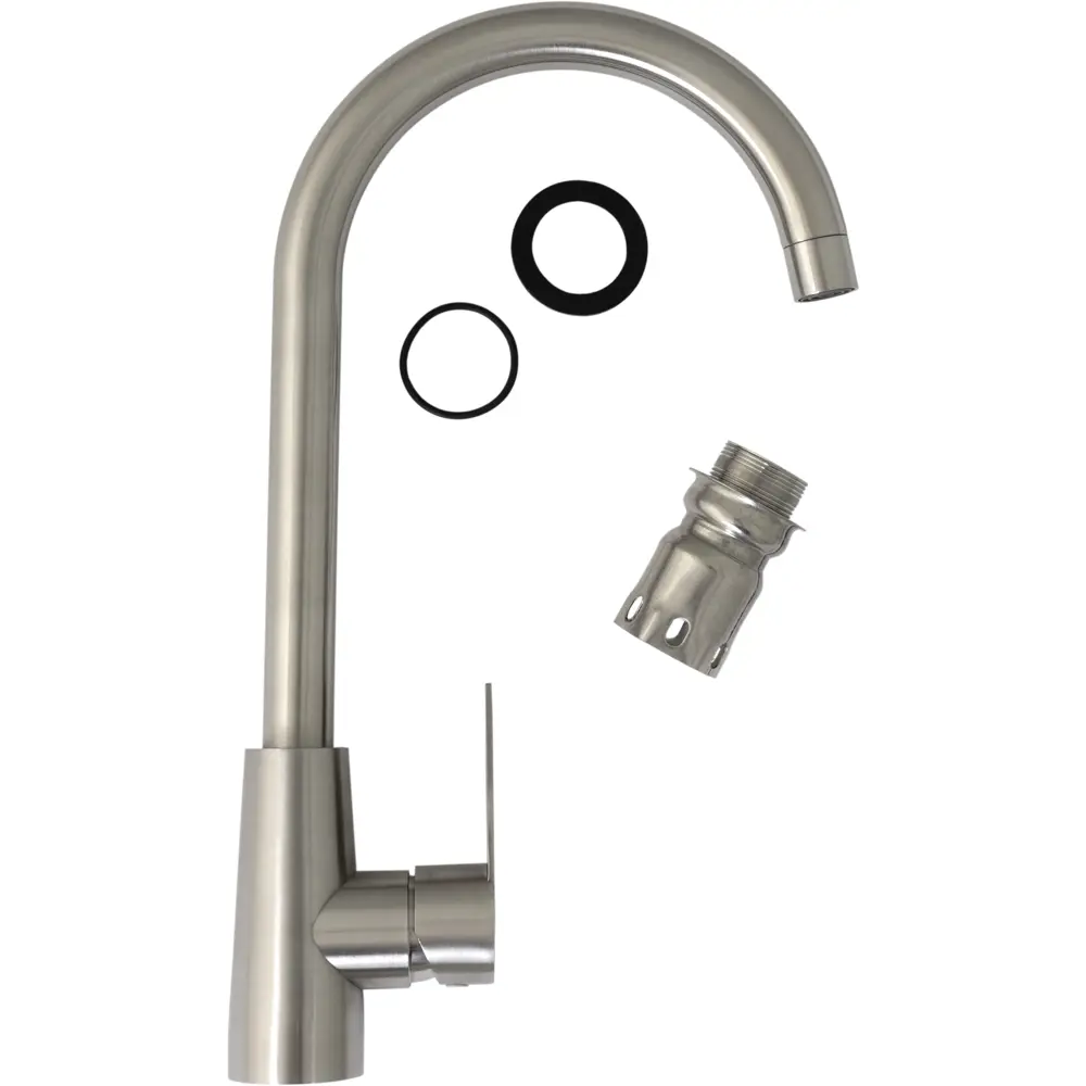 Кухонный смеситель Delinia с поворотным изливом и керамическим картриджем 89347740 Шира STLM-0872431 - Вид №2