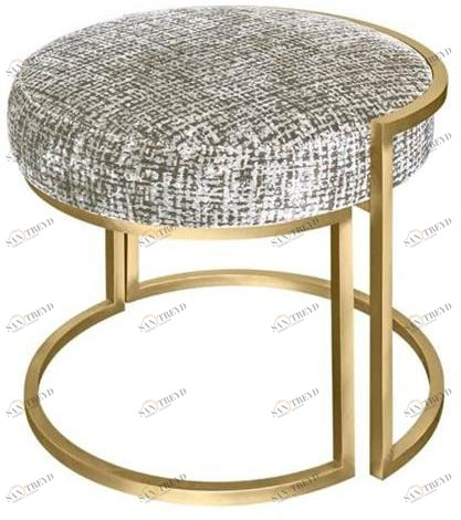 FRATO Круглый пуф из ткани Cabochon Fup240004aal 