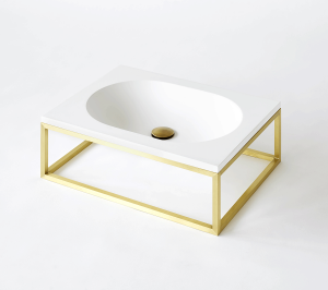 gs1ot-ss Подвесная раковина настенная прямоугольная Ex.T Frame бронзовая