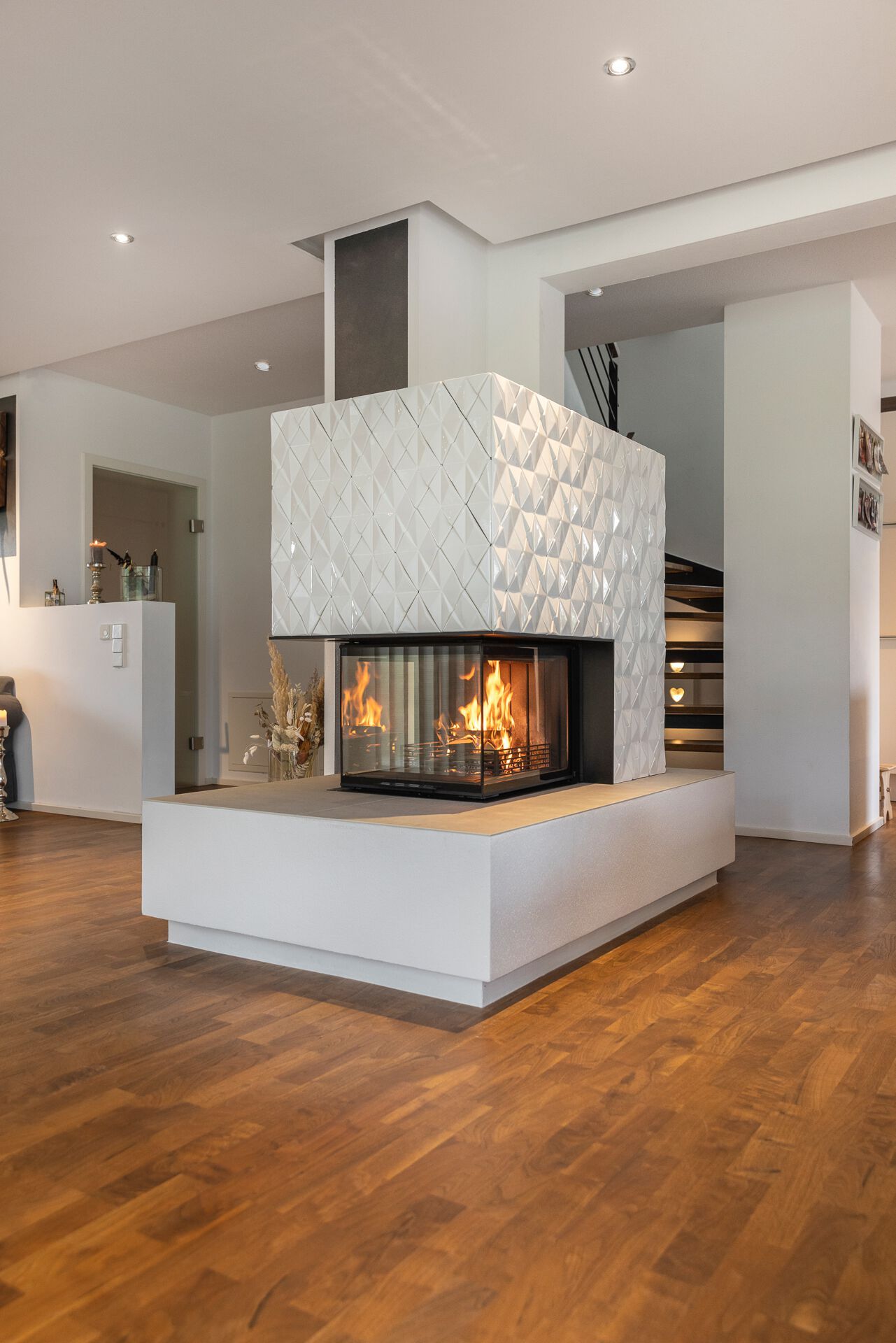 Стальной дровяной камин с тройным фасадом RÜEGG RIII ARCH-00001709 - Вид №1