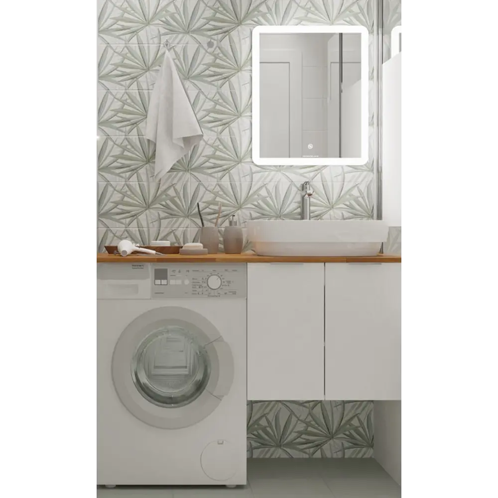 KIROVIT Купер - Фарфоровая раковина для ванной 56 см 82127511 STLM-0019951 - Вид №1