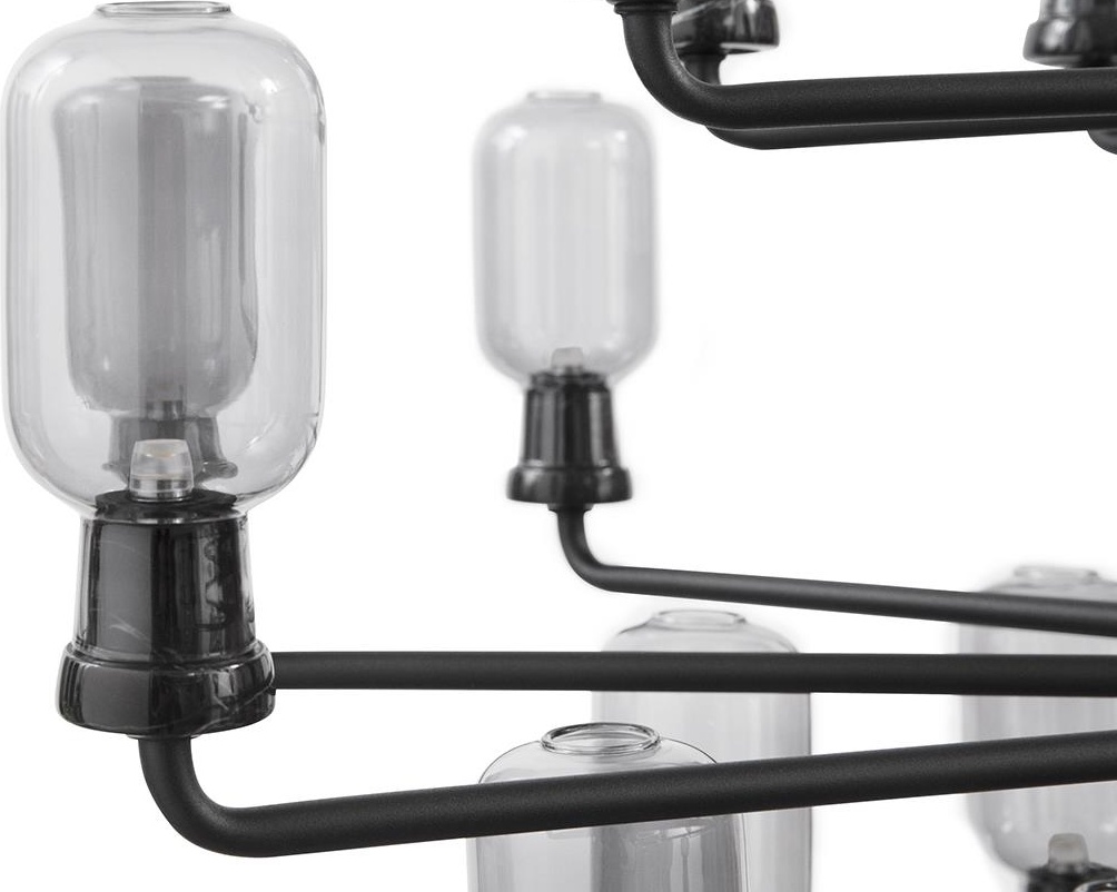 502079 Люстра Large EU Smoke / Black Normann Copenhagen Amp  - Вид №2