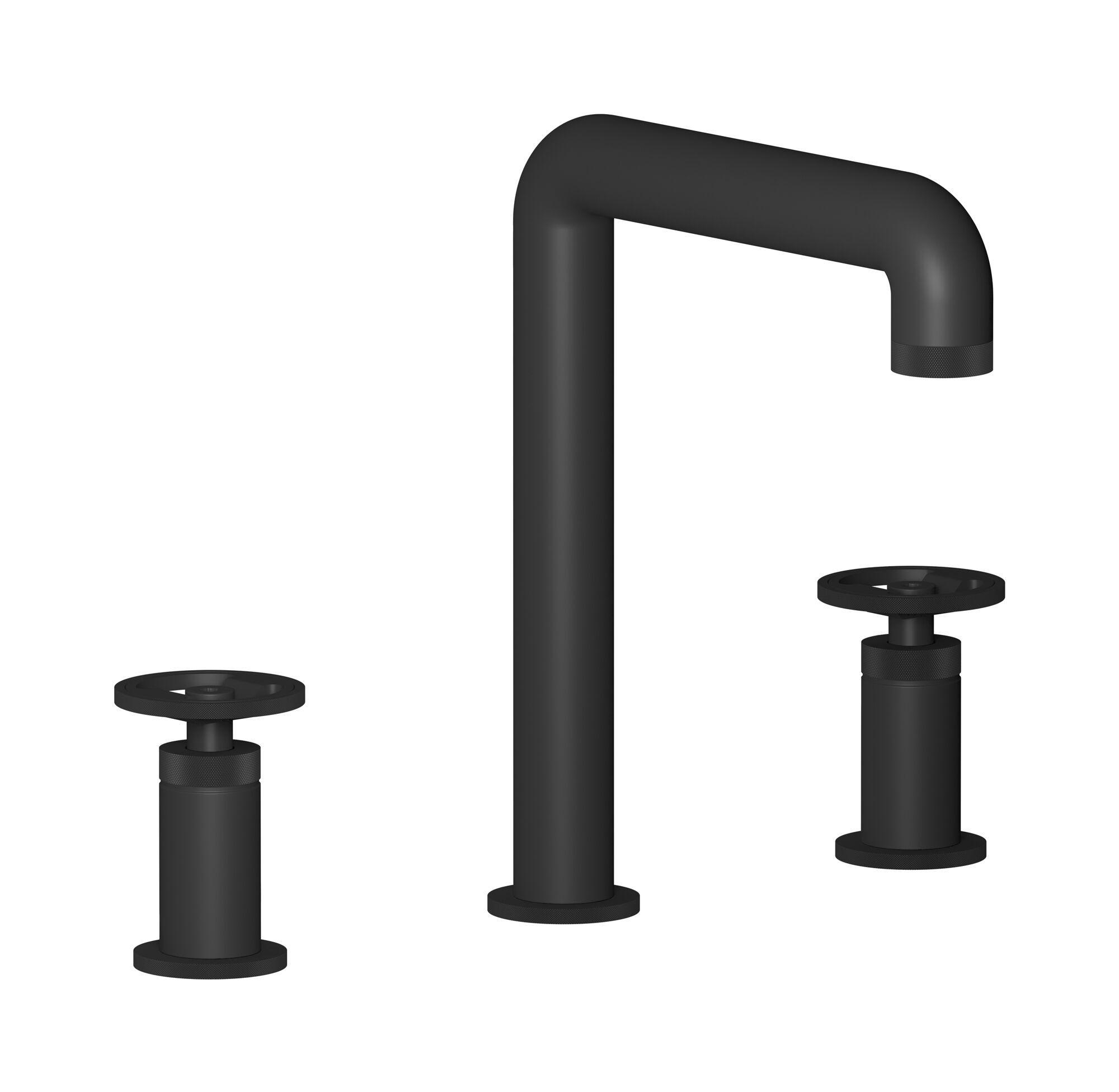 Смеситель для раковины с 3 отверстиями для пола с автоматическим сливом IB Bold ARCH-00028947 - Вид №10