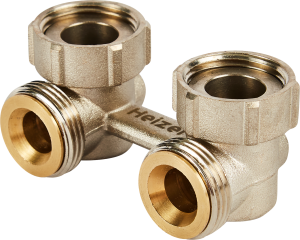 Клапан Н-образный HEIZEN 3/4" угловое подключение для систем отопления 85465716