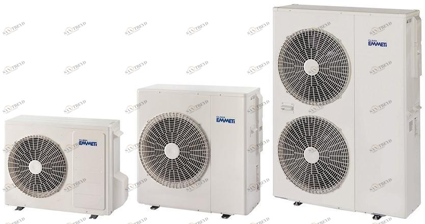 EMMETI Моноблочный тепловой насос для отопления / охлаждения Pompe di calore residenziali mirai mono e split sun-id-1352426