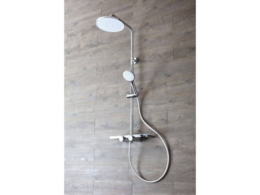 Хромированная сталь термостатическая настенная душевая колонна Kinedo AQUAMIX ARCH-00075543