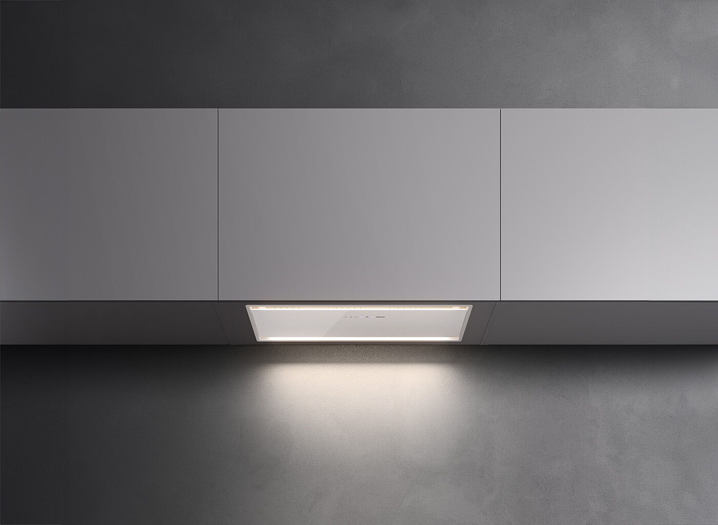 Встраиваемая стальная и стеклянная вытяжка со встроенным освещением Falmec дизайн ARCH-00005140 - Вид №4
