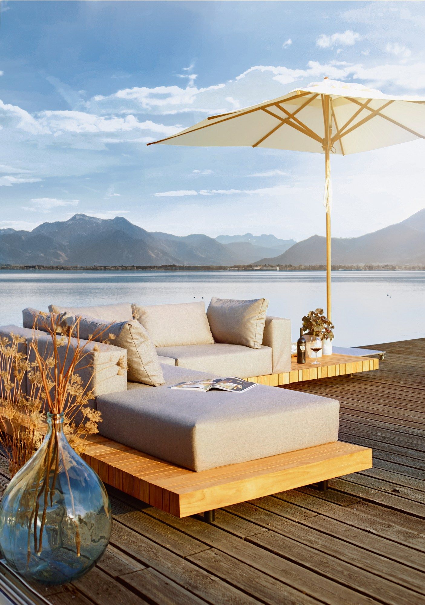 Садовый диван из тикового дерева solpuri Плато ARCH-00033669 - Вид №5