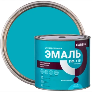Эмаль ПФ-115 Carbon глянцевая цвет бирюзовый 2.2 кг 82739749 STLM-2084839