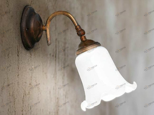 Aldo Bernardi Настенный светильник из стекла с фиксированным кронштейном sun-id-1489835