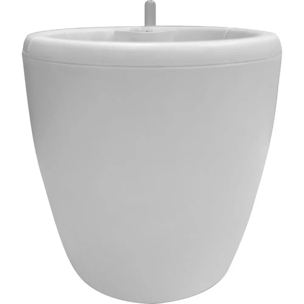 Горшок цветочный с автополивом Ingreen ø16 h18.6 см v2 л с автополивом пластик белый Munchen STLM-2016802 - Вид №5