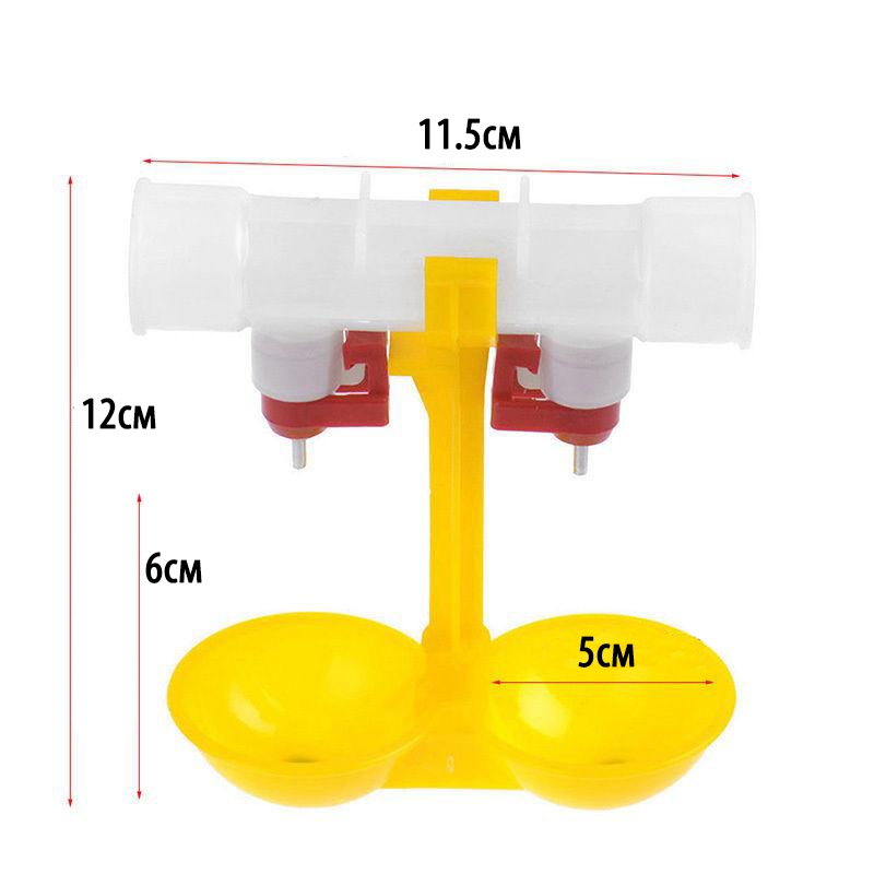2316 Ниппельная поилка двойная с каплеуловителем НП18 LAB.Space 