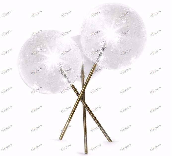 Gallotti&Radice Галогенная настольная лампа из дутого стекла Bolle sun-id-1402426